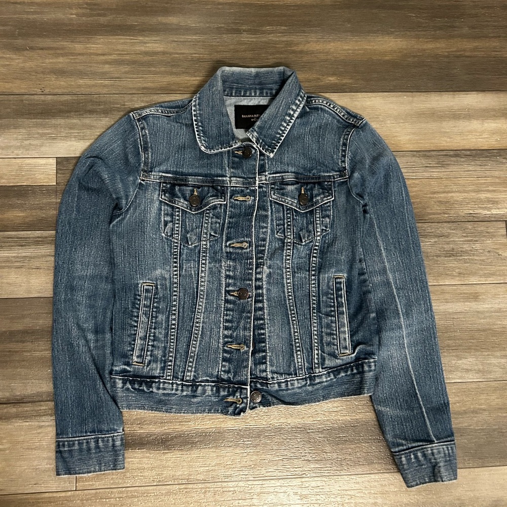 Banana Republic Blue Denim Jacket